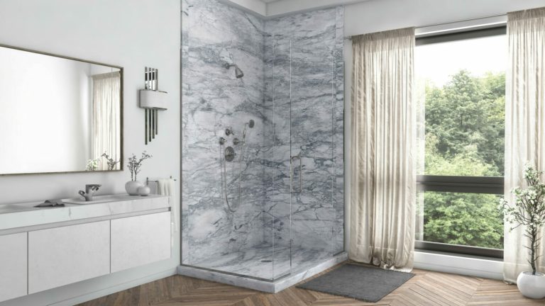The Art of Adaptation Transforming a Bathtub into a Modern Shower Retreat